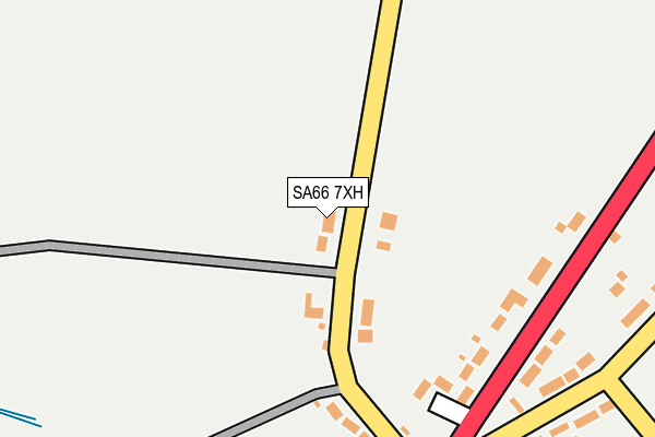 SA66 7XH map - OS OpenMap – Local (Ordnance Survey)