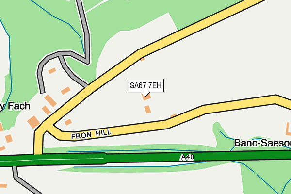 SA67 7EH map - OS OpenMap – Local (Ordnance Survey)