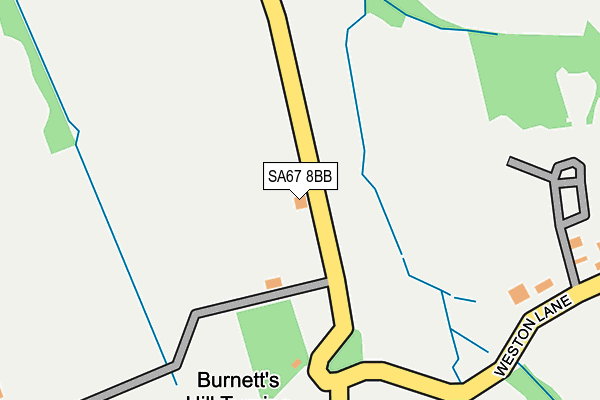 SA67 8BB map - OS OpenMap – Local (Ordnance Survey)