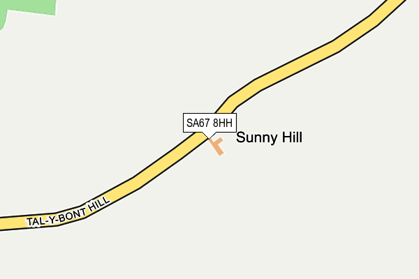 SA67 8HH map - OS OpenMap – Local (Ordnance Survey)