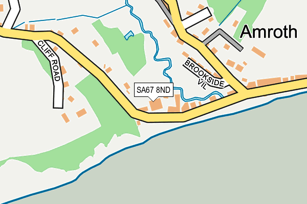 SA67 8ND map - OS OpenMap – Local (Ordnance Survey)