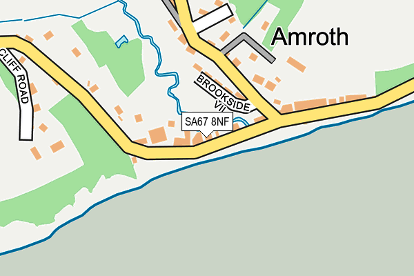 SA67 8NF map - OS OpenMap – Local (Ordnance Survey)