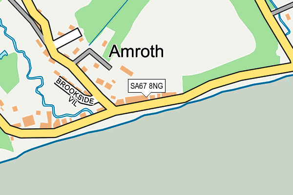 SA67 8NG map - OS OpenMap – Local (Ordnance Survey)