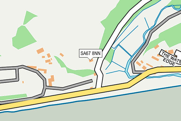 SA67 8NN map - OS OpenMap – Local (Ordnance Survey)