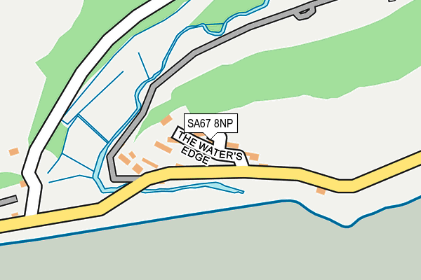 SA67 8NP map - OS OpenMap – Local (Ordnance Survey)