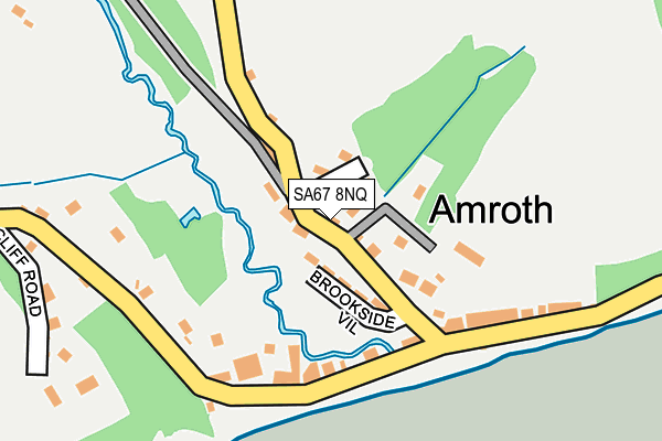 SA67 8NQ map - OS OpenMap – Local (Ordnance Survey)