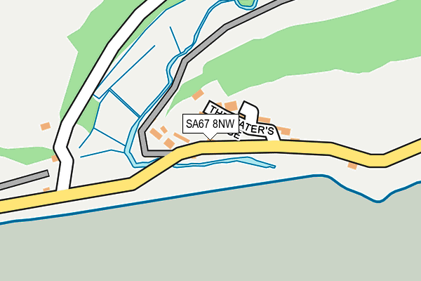 SA67 8NW map - OS OpenMap – Local (Ordnance Survey)
