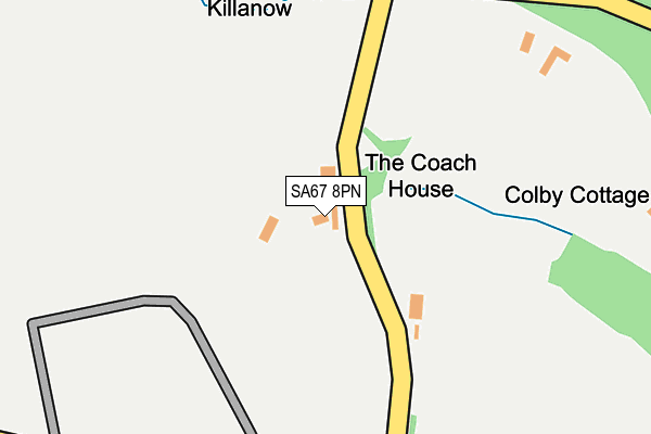 SA67 8PN map - OS OpenMap – Local (Ordnance Survey)