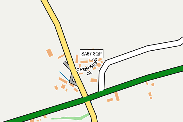 SA67 8QP map - OS OpenMap – Local (Ordnance Survey)