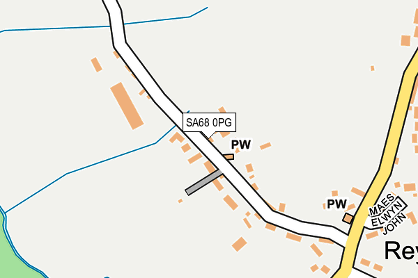 SA68 0PG map - OS OpenMap – Local (Ordnance Survey)