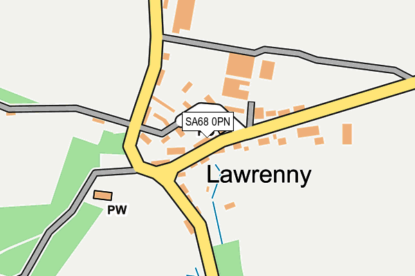 SA68 0PN map - OS OpenMap – Local (Ordnance Survey)