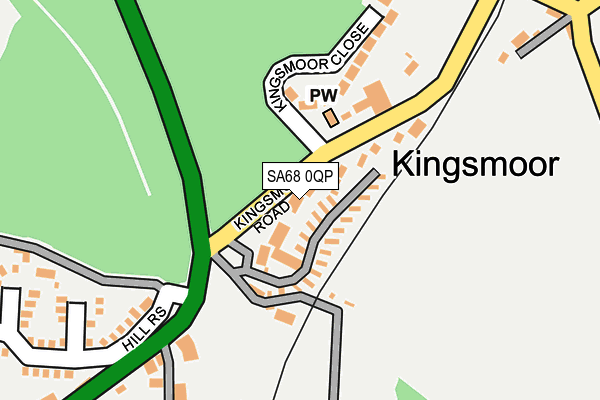 SA68 0QP map - OS OpenMap – Local (Ordnance Survey)