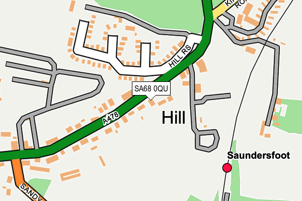 SA68 0QU map - OS OpenMap – Local (Ordnance Survey)