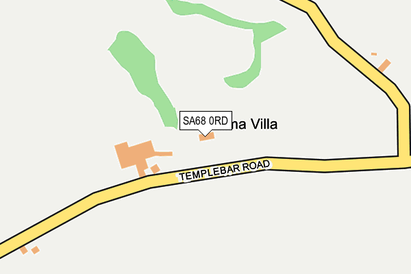 SA68 0RD map - OS OpenMap – Local (Ordnance Survey)