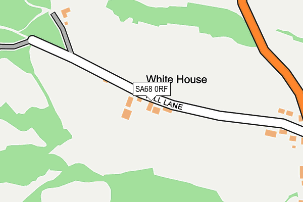 SA68 0RF map - OS OpenMap – Local (Ordnance Survey)