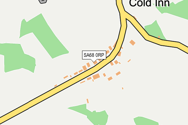 SA68 0RP map - OS OpenMap – Local (Ordnance Survey)