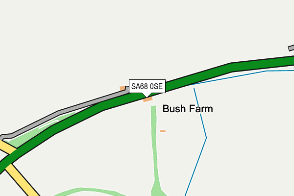 SA68 0SE map - OS OpenMap – Local (Ordnance Survey)