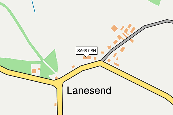 SA68 0SN map - OS OpenMap – Local (Ordnance Survey)