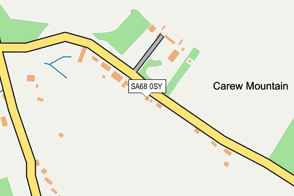 SA68 0SY map - OS OpenMap – Local (Ordnance Survey)