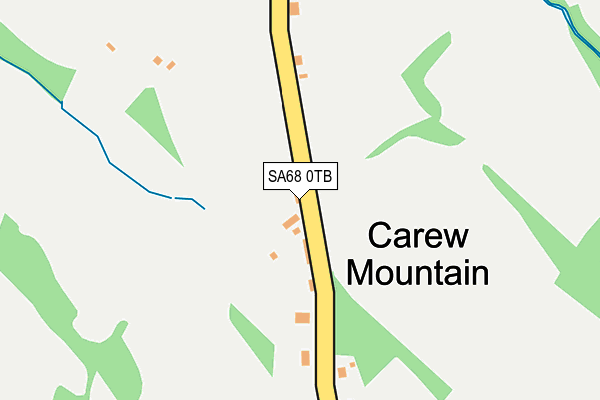 SA68 0TB map - OS OpenMap – Local (Ordnance Survey)