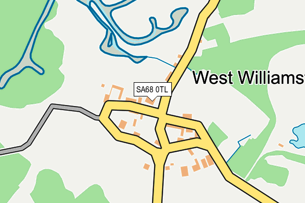 SA68 0TL map - OS OpenMap – Local (Ordnance Survey)