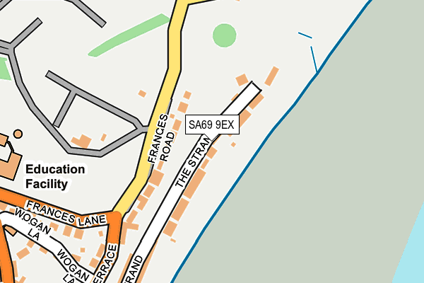 SA69 9EX map - OS OpenMap – Local (Ordnance Survey)