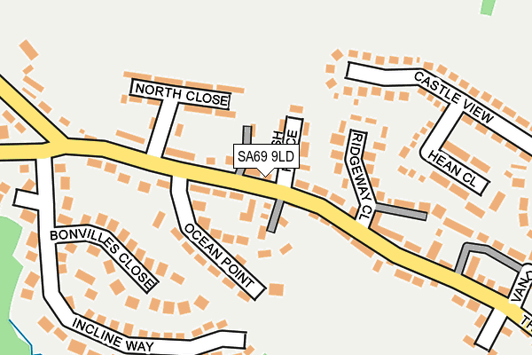 SA69 9LD map - OS OpenMap – Local (Ordnance Survey)