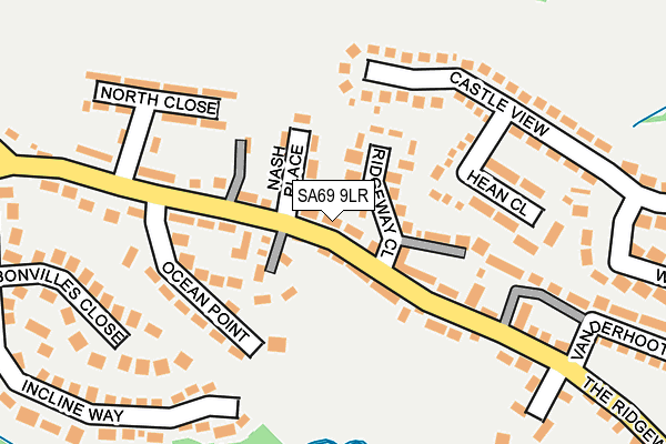 SA69 9LR map - OS OpenMap – Local (Ordnance Survey)