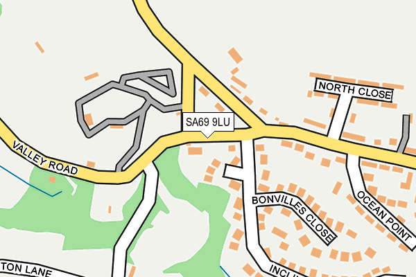 SA69 9LU map - OS OpenMap – Local (Ordnance Survey)