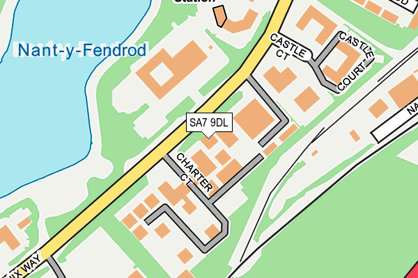 SA7 9DL map - OS OpenMap – Local (Ordnance Survey)