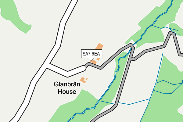 SA7 9EA map - OS OpenMap – Local (Ordnance Survey)