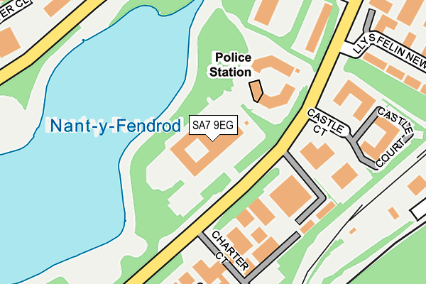 SA7 9EG map - OS OpenMap – Local (Ordnance Survey)