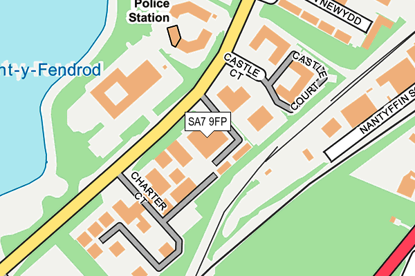 SA7 9FP map - OS OpenMap – Local (Ordnance Survey)