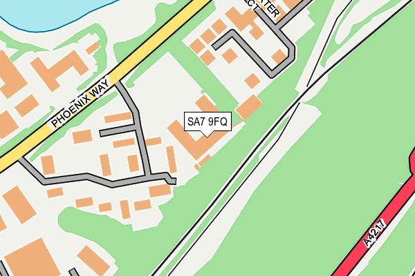 SA7 9FQ map - OS OpenMap – Local (Ordnance Survey)