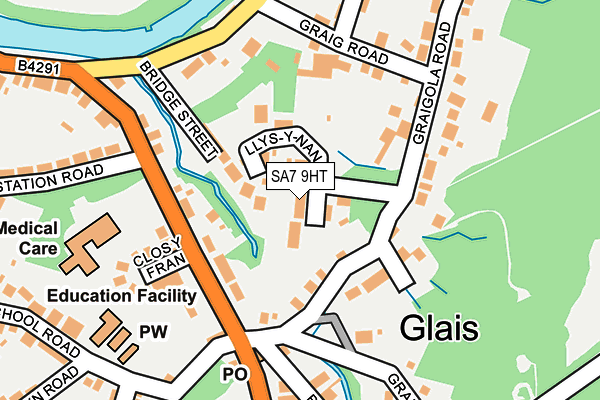 Map of CLYDACH SELF STORAGE CONTAINERS LIMITED at local scale