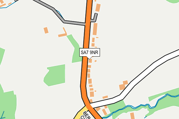 SA7 9NR map - OS OpenMap – Local (Ordnance Survey)