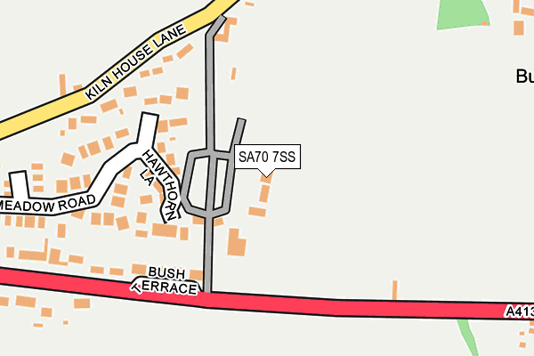 SA70 7SS map - OS OpenMap – Local (Ordnance Survey)