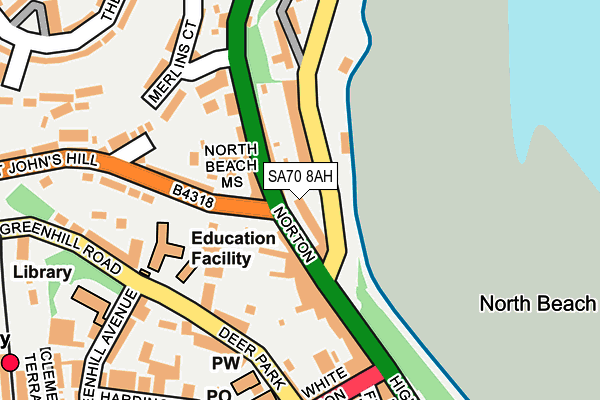 Map of NORMAN HUGHES DESIGN LIMITED at local scale