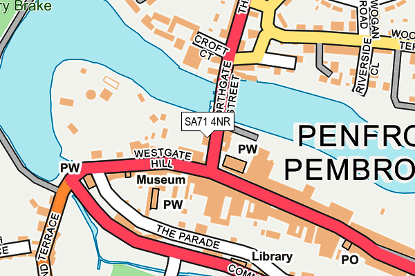 Map of LONDON ROAD MANAGEMENT COMPANY (PEMBROKESHIRE) LIMITED at local scale