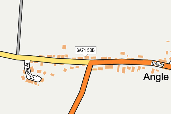 SA71 5BB map - OS OpenMap – Local (Ordnance Survey)