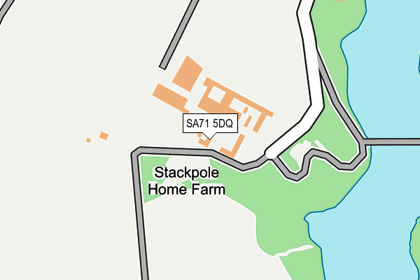 SA71 5DQ map - OS OpenMap – Local (Ordnance Survey)