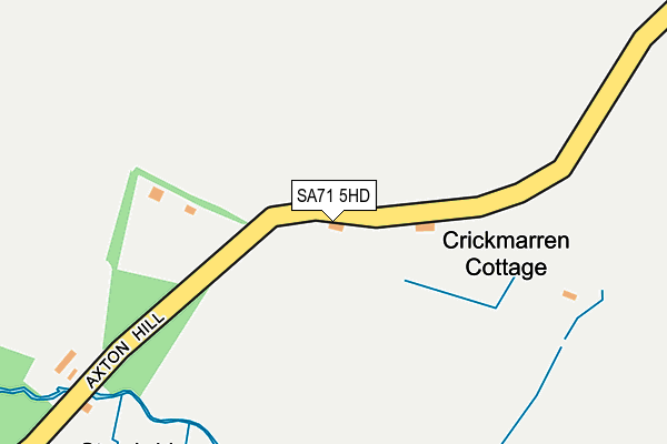 SA71 5HD map - OS OpenMap – Local (Ordnance Survey)