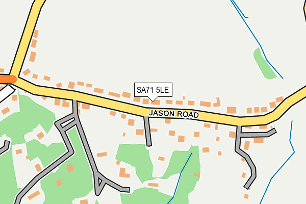 SA71 5LE map - OS OpenMap – Local (Ordnance Survey)