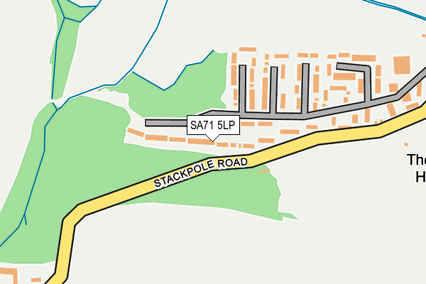 SA71 5LP map - OS OpenMap – Local (Ordnance Survey)