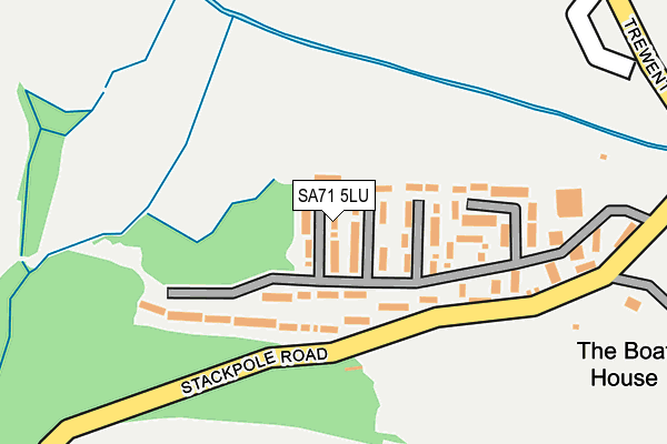 SA71 5LU map - OS OpenMap – Local (Ordnance Survey)
