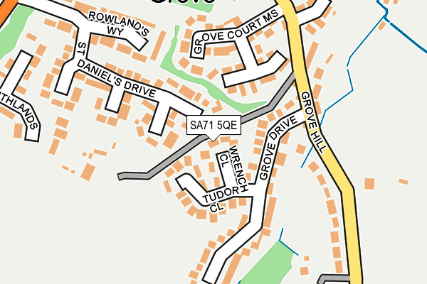 SA71 5QE map - OS OpenMap – Local (Ordnance Survey)