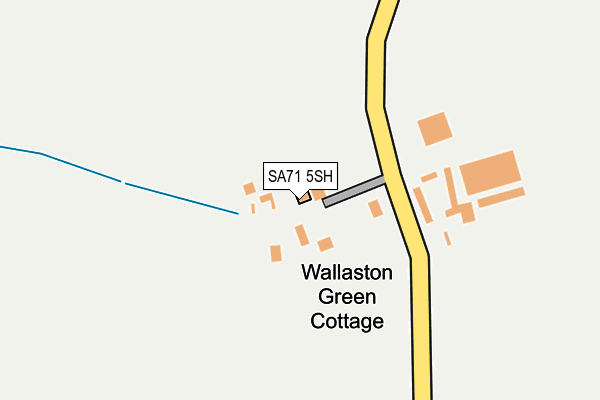 SA71 5SH map - OS OpenMap – Local (Ordnance Survey)