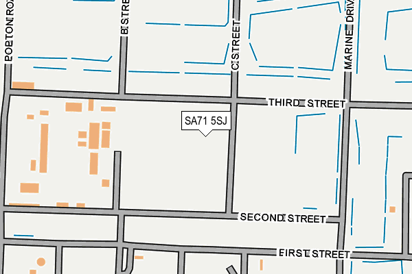 SA71 5SJ map - OS OpenMap – Local (Ordnance Survey)