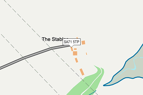 SA71 5TP map - OS OpenMap – Local (Ordnance Survey)