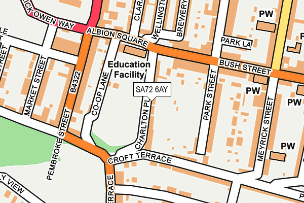 Map of CHARLTON PLACE 1962 LIMITED at local scale